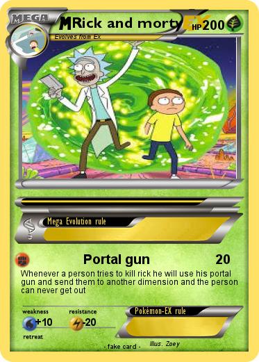 Pokemon Rick and morty