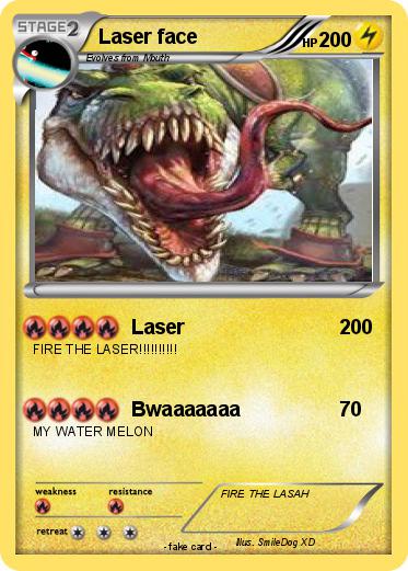 Pokemon Laser face