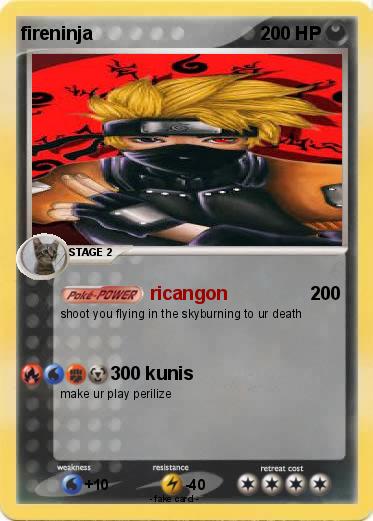 Pokemon fireninja
