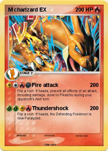 Pokemon M charizard EX