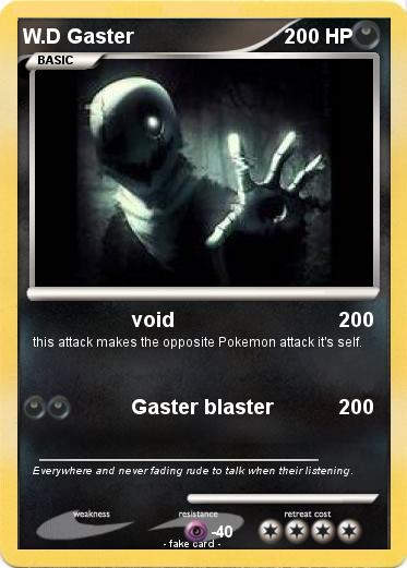 Pokemon W.D Gaster