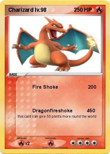 Pokemon Charizard lv.98                  2 