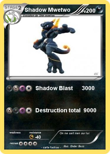 Pokemon Shadow Mwetwo