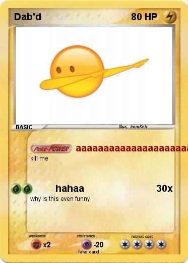Pokemon Dab'd