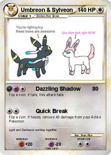 Pokemon Umbreon & Sylveon