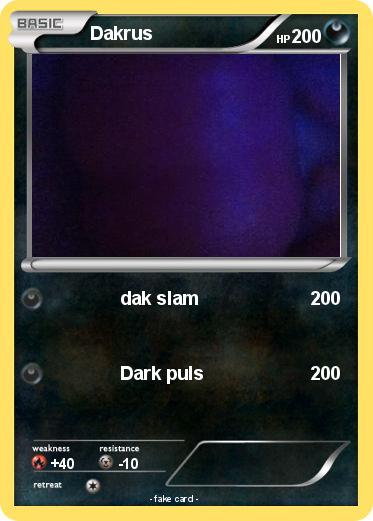 Pokemon Dakrus