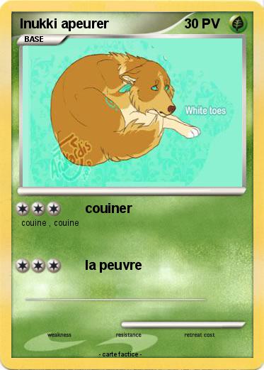 Pokemon Inukki apeurer