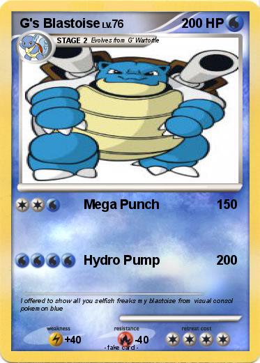 Pokemon G's Blastoise