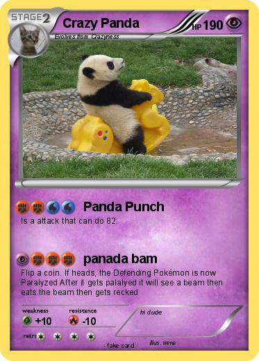 Pokemon Crazy Panda
