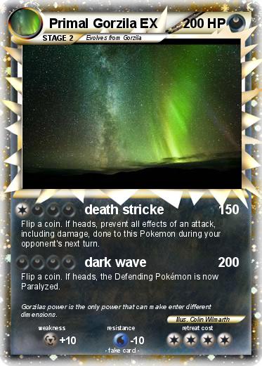 Pokemon Primal Gorzila EX