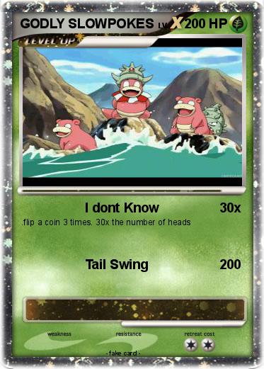Pokemon GODLY SLOWPOKES