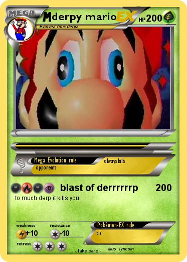 Pokemon derpy mario