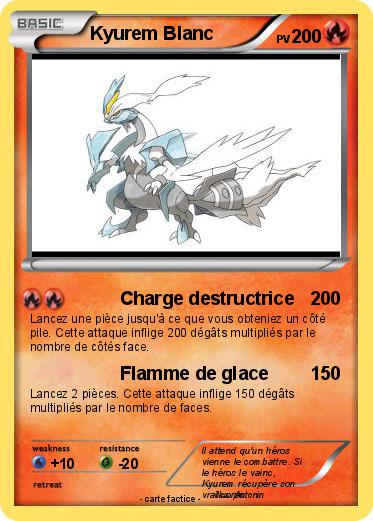 Pokemon Kyurem Blanc