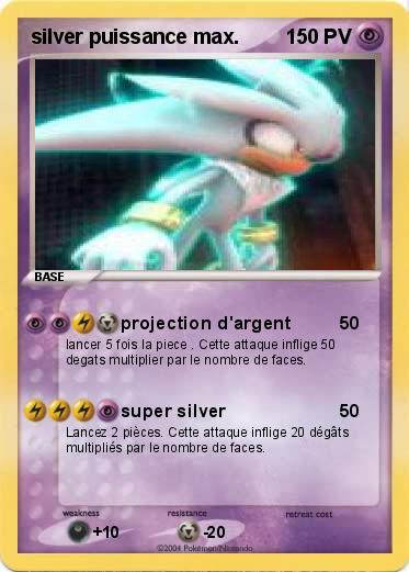 Pokemon silver puissance max.