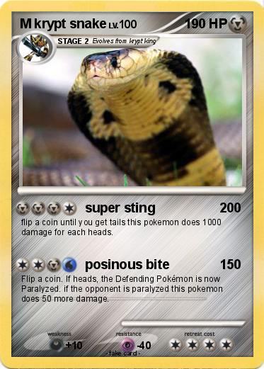Pokemon M krypt snake