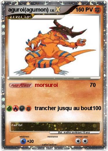 Pokemon aguroi(agumon)