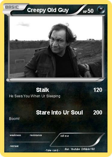 Pokemon Creepy Old Guy