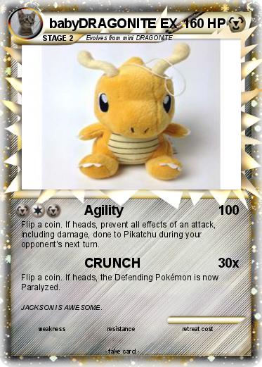 Pokemon babyDRAGONITE EX