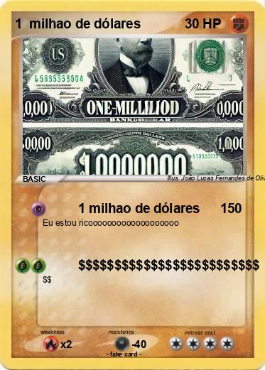 Pokemon 1  milhao de dólares