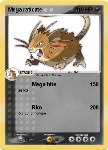 Pokemon Mega raticate