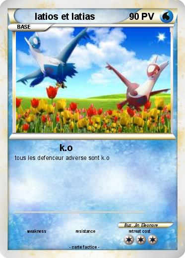Pokemon latios et latias