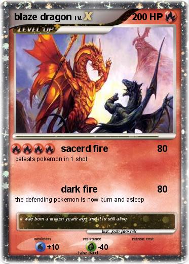 Pokemon blaze dragon