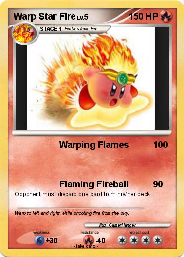 Pokemon Warp Star Fire