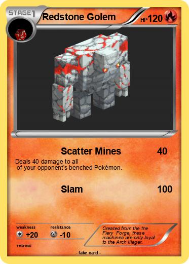 Pokemon Redstone Golem