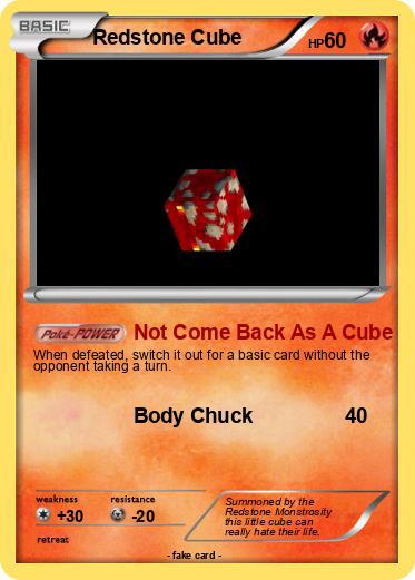 Pokemon Redstone Cube