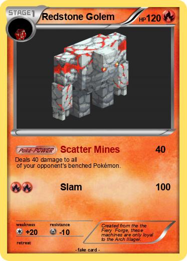 Pokemon Redstone Golem