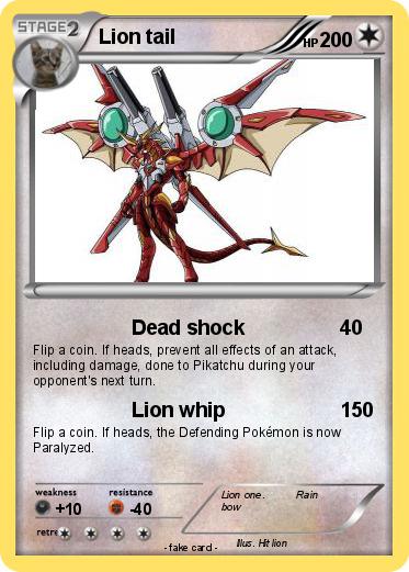 Pokemon Lion tail