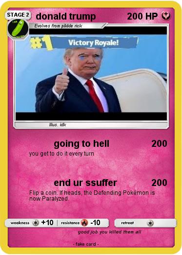 Pokemon donald trump