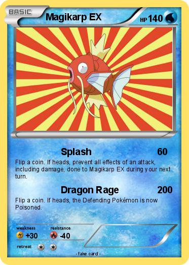 Pokemon Magikarp EX