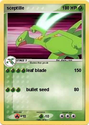 Pokemon sceptille