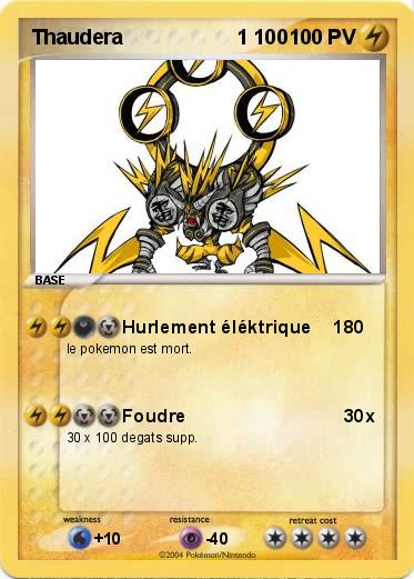Pokemon Thaudera                    1 100