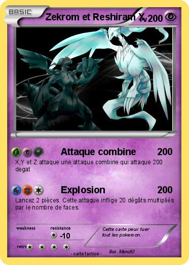 Pokemon Zekrom et Reshiram X