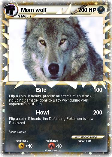 Pokemon Mom wolf