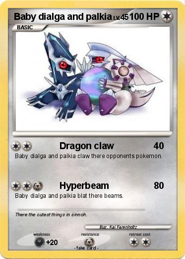 Pokemon Baby dialga and palkia