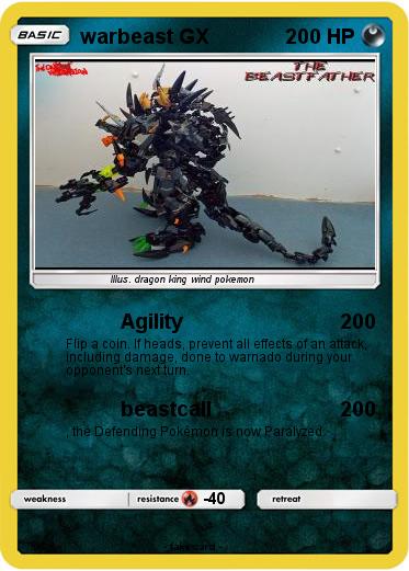 Pokemon warbeast GX