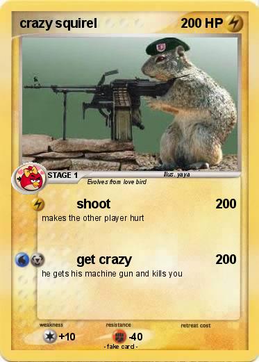 Pokemon crazy squirel