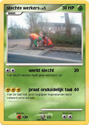 Pokemon slechte werkers