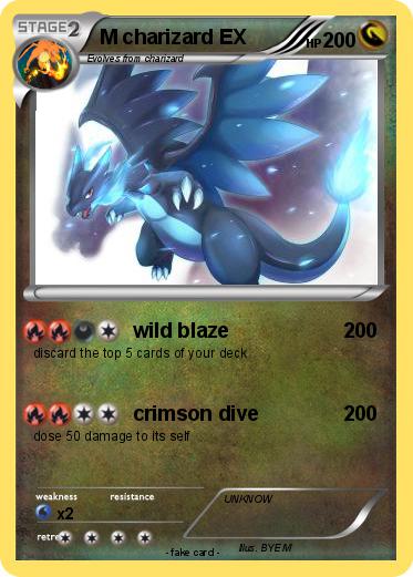 Pokemon M charizard EX