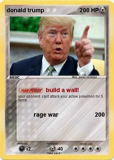 Pokemon donald trump