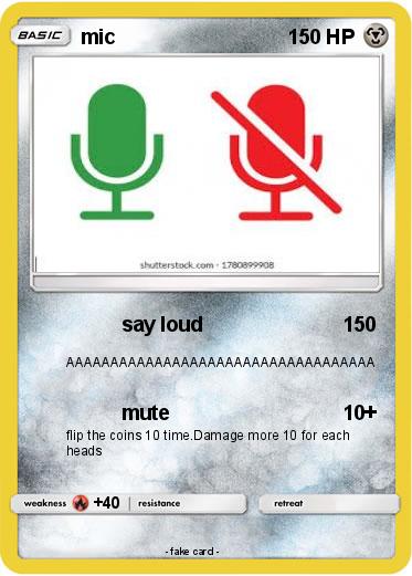 Pokemon mic