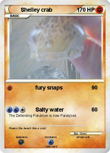 Pokemon Shelley crab
