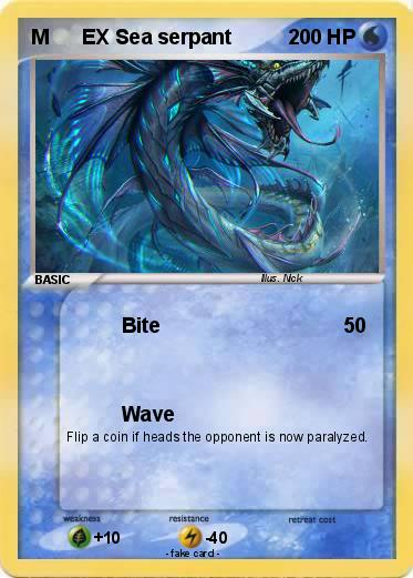 Pokemon M      EX Sea serpant