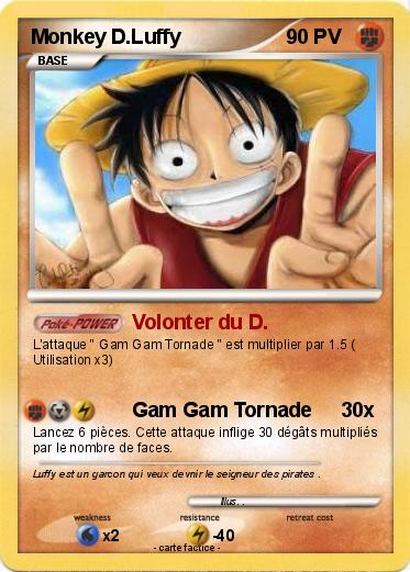 Pokemon Monkey D.Luffy