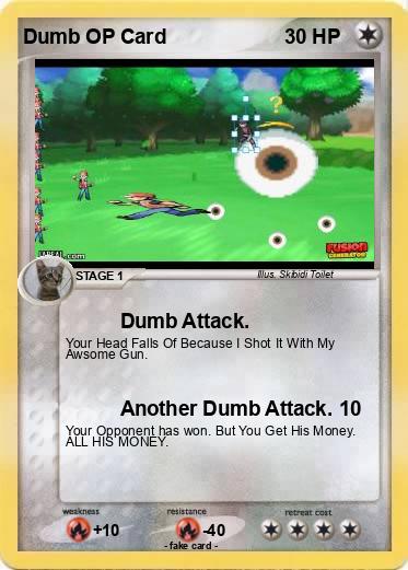 Pokemon Dumb OP Card