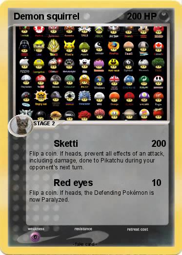 Pokemon Demon squirrel