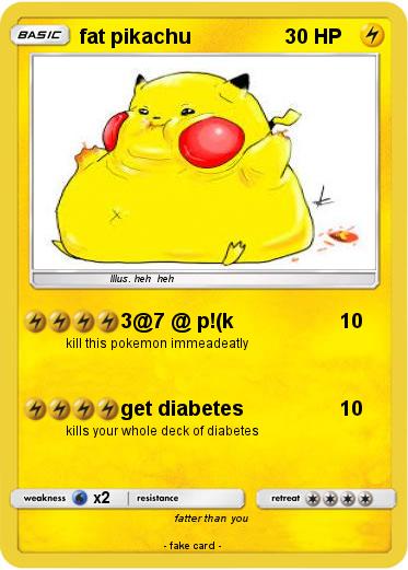 Pokemon fat pikachu